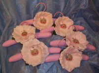 Children's Satin Padded Bloom Hangers